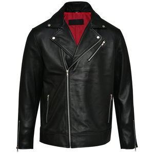 New Arrivals Wholesale Price High Quality Oem Design Men Leather <b>Jacket</b> Slim Fit Stylish Low Price Leather <b>Jacket</b> For Man - Product Image 1