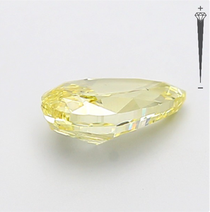 Diamante Cultivado en Laboratorio con Certificación IGI, Corte Pera Modificado de 2.05 CT, Color Amarillo Intenso Fantasía, Claridad VS1, CVD LG 800611677 para Joyería - Product Image 3