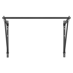 Barra per trazioni a parete da 50 cm di larghezza, in acciaio resistente, profondità regolabile 22-30 pollici, per allenamento parte superiore del corpo, con funzione orizzontale - Product Image 1