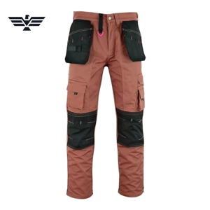 <b>Men</b>’s Multi Pocket Workwear Utility Cargo Trousers Heavy Duty Construction Pants with Tool <b>Pouches</b> - Product Image 1