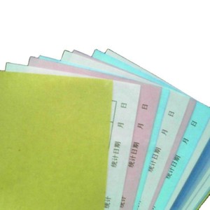 Papier autocopiant en vrac 2 à 4 plis, blanc, rose, jaune, vert, feuilles et bobines jumbo - Product Image 2