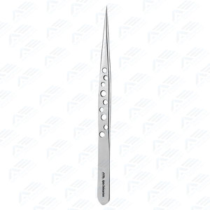 Pince à épiler en acier inoxydable avec logo personnalisé pour extension de cils droits OEM pour application de cils classiques et volumineux - Product Image 4