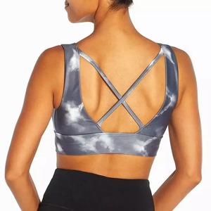 Soutien-gorge de sport pour femme, best-seller, élégant, respirant, sans coutures, imprimé, avec culotte confortable, ensemble de fitness pour femme - Product Image 4