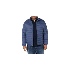 <b>Men</b>’s Water-Resistant Puffer <b>Jacket</b> <b>Lightweight</b> Thermal Insulated Coat, Stand Collar Zip-Up Winter Wear for <b>men</b> - Product Image 4