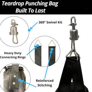 Saco de Boxeo Resistente para Entrenamiento en Casa, Saco de Boxeo Colgante Duradero para Entrenamiento de Boxeo - Product Image 3