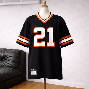 T-shirt de football américain de l'équipe de Minnesota, grande taille, respirant, 100 % polyester, imprimé par transfert thermique - Product Image 6