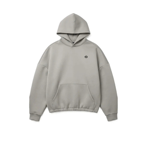 Sudadera con Capucha Extra Grande de Lujo, 100% Algodón, Felpa, Lisa, Unisex, Corte Holgado, Suave, Transpirable, Ecológica, Informal - Product Image 3