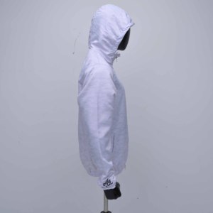 High Quality Customized Lightweight Men's Hooded Winter Sweatshirt 100% Cotton Fabric Ventilated Breathable Zip Retro Design - Product Image 6