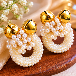 Anillos de Dedo Hechos a Mano con Perlas Ghungroo para Keertan, Pooja, Sunderkand Path, Ceremonia de Boda y Accesorios de Phera Nupcial para Mujeres - Product Image 2
