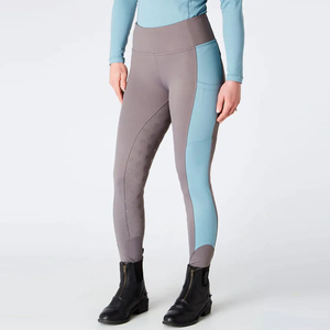 Leggings d'équitation antidérapants en silicone avec tissu extensible 4 directions, mettant en valeur la performance et l'adhérence antidérapante. - Product Image 1