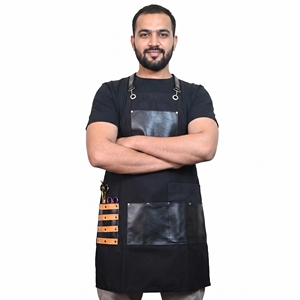 Tablier de Barbier Professionnel pour Salon, Vêtement de Travail pour Coiffeur Homme Femme - Product Image 5