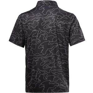 Camisetas de golf de poliéster para hombre, de alta calidad, con rayas, de secado rápido, sublimación personalizada, ODM, al por mayor. - Product Image 5