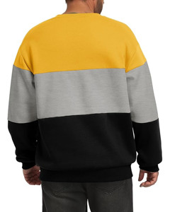 เสื้อฮู้ดโอเวอร์ไซส์แบบยูนิเซ็กซ์  ขายส่ง  ผ้า 450GSM  สำหรับฤดูหนาว  สีพื้น  สตรีทแวร์ลำลอง  ผ้าฝ้าย 100% - Product Image 3