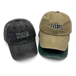Casquette de baseball brodée unisexe en coton, chapeau décontracté 58-60CM, motif lettres vert et noir - Product Image 3