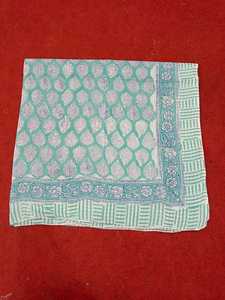 Beautiful Hand Block Print Long Women's Shawl Sanganeri Cotton <b>Sarong</b> Handmade Floral Decorative Duppata Indian Beach - Product Image 2