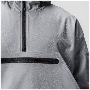 Wholesale Gym Fitness Wear Windproof Tracksuit <b>Set</b> Quarter Zip Pullover Windbreaker 2 Piece <b>Set</b> Running Wear Lightweight Anorak - Product Image 5