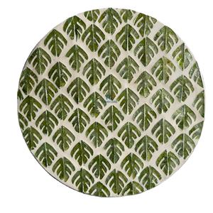 Venta al por mayor de manteles individuales de decoración de mesa de cocina Boho nácar de Vietnam hechos a mano Capiz festoneado manteles individuales - Product Image 2