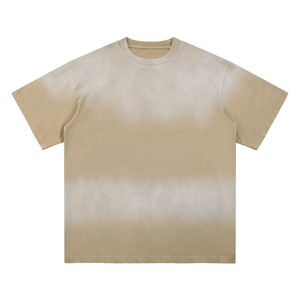 Camiseta Oversize Vintage Lavada Personalizada para Hombre y Mujer, de Algodón Pesado con Lavado Ácido, Prenda Premium Teñida en Blanco para Streetwear - Product Image 3