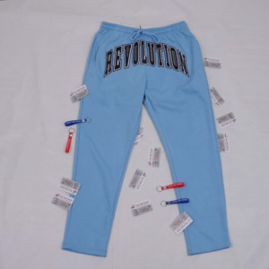 High Quality Revolution Embroidered Fleece <b>Harem</b> <b>Trouser</b> Men Women's Mid Waist Drawstring Loose Fit Ankle-Length Casual <b>Trousers</b> - Product Image 5