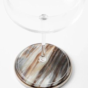 Ensemble de sous-verres en corne naturelle polie, sous-verres écologiques faits à la main pour protéger les tables à la maison et au bureau - Product Image 4