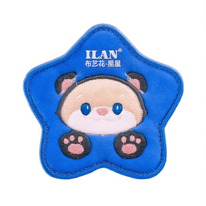 Ornement en forme de patte de chat bleu Ilan, patch décoratif en forme d'étoile, 1 pièce - Product Image 2