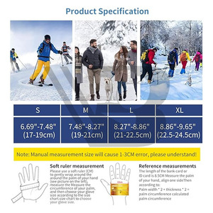 Best Supplier Winter Outdoor Riding Warm <b>Touch</b> <b>Screen</b> <b>Gloves</b> Windproof Reflective Strip Sports Cycling <b>Gloves</b> - Product Image 6