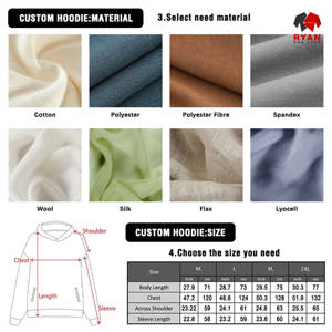 Sudadera con Capucha para Hombre Ryan Pro Gear con Logotipo Personalizado en la Parte Delantera, 100% Algodón Felpa, Transpirable, Corte Regular, Diseño OEM de Invierno - Product Image 4