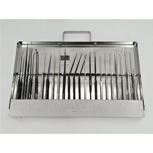 ชุดเครื่องมือผ่าตัดหู คอ จมูก แบบใช้ซ้ำได้คุณภาพสูงของริชาร์ดส์ สำหรับการผ่าตัดจุลศัลยกรรมหู จำนวน 23 ชิ้น พร้อมกล่องเก็บรุ่น SR-OP-0388 - Product Image 2