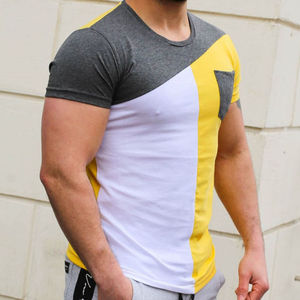 T-shirt en coton personnalisé pour homme, tissu tricoté, impression de logo personnalisée, haute qualité, acheteurs en gros mondiaux - Product Image 4