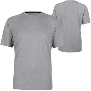 เสื้อยืดสีเทาโอเวอร์ไซส์ปักโลโก้ตามสั่งสำหรับผู้ชาย ผ้าคอตตอนหนานุ่ม เสื้อยืดเปล่า สตรีทแวร์ลำลอง ขายส่ง - Product Image 3