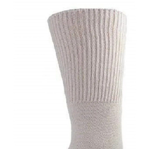 KICKKOC ENTERPRISES Crew <b>Socks</b> Solid Gray <b>Polyester</b>/Cotton Knitted Breathable Eco-friendly Sporty Workouts Adult Unisex Winter - Product Image 5