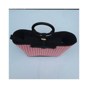 Sac à main rectangulaire en bambou fait main, écologique, léger et durable avec fermeture éclair, capacité 3L+, idéal pour les voyages et l'usage quotidien - Product Image 4