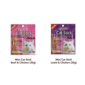 Bow Wow Mini Cat Stick Salmón y Pollo 20g (Golosinas para Gatos) - Product Image 2