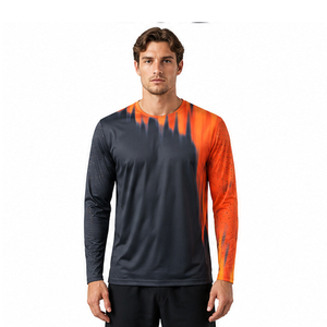 Customize Logo Design Motocross V Neck Jersey Breathable Comfortable Long Sleeve Sportswear <b>Polyester</b> Quick Dry Motocross Jersey - Product Image 4