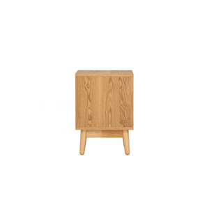 Table de chevet en teck de haute qualité avec 1 tiroir et finition couleur naturelle pour chambre à coucher, usage intérieur. - Product Image 5