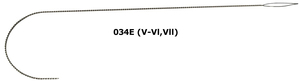 034E เครื่องเจาะไข่มุกเหล็กทรงบาแกตต์แบบเรียวสำหรับทำเครื่องประดับ DIY - Product Image 3