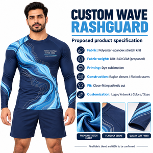 Rashguard de Poliéster y Spandex Premium para Jiu Jitsu Brasileño, Ropa Deportiva para Entrenamiento y Competición de Academia, Personalización de Marca, UPF50+ - Product Image 6