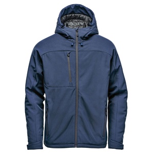 Mens Softshell <b>Jacket</b> Hooded Waterproof Windproof Winter Outerwear with Pocket <b>Zip</b> <b>Up</b> Coat - Product Image 4