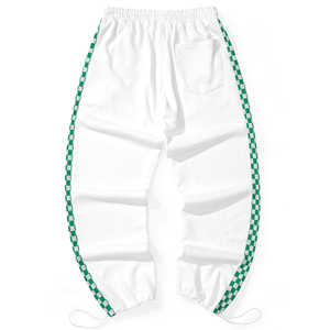 Pantalon de jogging décontracté en coton pour homme, grande taille, vêtement de sport respirant avec étiquette tissée personnalisée, taille haute, coupe-vent - Product Image 3