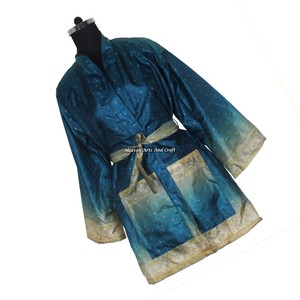 KS001 African Caftan Night Wear Maxi Colorful Design Women Short Kaftan Hippie Boho Dress Vintage Sari <b>Kimono</b> Short <b>Plus</b> <b>Size</b> - Product Image 2