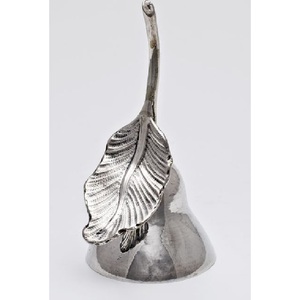 Cloche suspendue nautique en laiton sculpté et gravé au design vintage pour Noël, mariage, anniversaire et décoration intérieure/extérieure - Product Image 4