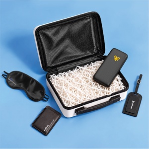 Set de Regalo Personalizado con Logotipo para Empresas: Neceser, Tarjetero, Batería Externa, Etiqueta para Equipaje y Antifaz para Dormir, Bajo MOQ - Product Image 2