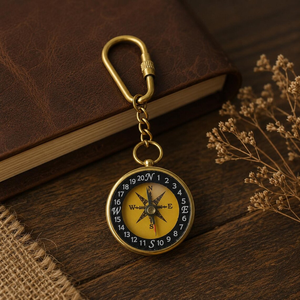 Premium Brass Key <b>Chain</b> Handmade Metal Keyring Decorative Vintage Key Holder Gift Accessory Custom Brass Keychain - Product Image 5