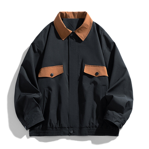 Wholesale <b>Men</b> Coach <b>Jackets</b> Lightweight Breathable Windbreaker Front Pockets Design With Custom Logo Outer Casual And Streetwear - Product Image 1