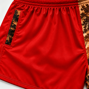 Customised Australian Western Country Footy Rugby Summer <b>Shorts</b> for <b>Men</b> Solid Waterproof Breathable Pockets Zippers Sublimation - Product Image 5