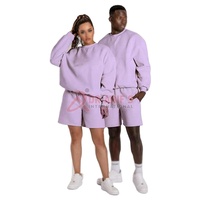 Ensemble de jogging deux pièces unisexe avec logo personnalisé Streetwear d'été respirant Ensemble sweat à capuche décontracté pour hommes et femmes