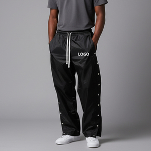 Pantalon coupe ample en nylon imperméable coupe-vent sur mesure pour hommes – Meilleures ventes – Fabricant en gros de vêtements coupés et cousus - Product Image 3