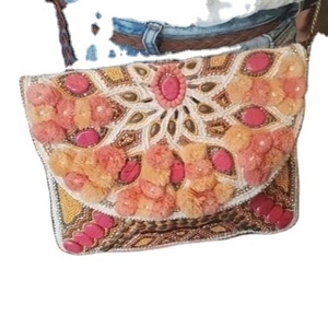 Bolso de mano de fiesta para mujer, bolsa de mano estilo bohemio, gitano, indio, venta al por mayor - Product Image 1