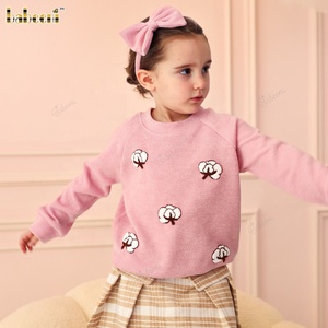 Ensembles de vêtements pour filles en tricot 3D imprimé au crochet, collection automne, ODM OEM, vente en gros Vietnam, 100% coton respirant - Product Image 2