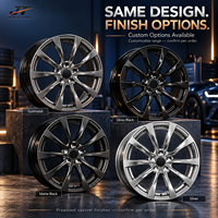 Jantes forgées à cinq branches, 18-22 pouces, argentées avec anneau foncé, 5x112 5x114.3 VIW-149 pour BMW Audi Mercedes-Benz